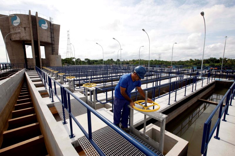 notícia: Investimentos duplicarão capacidade de água tratada no Pará