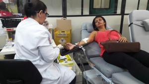 notícia: Doadoras de sangue são homenageadas no Hemopa
