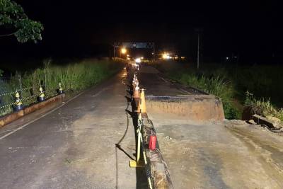 notícia: Setran atua para devolver trafegabilidade às estradas atingidas pelas chuvas