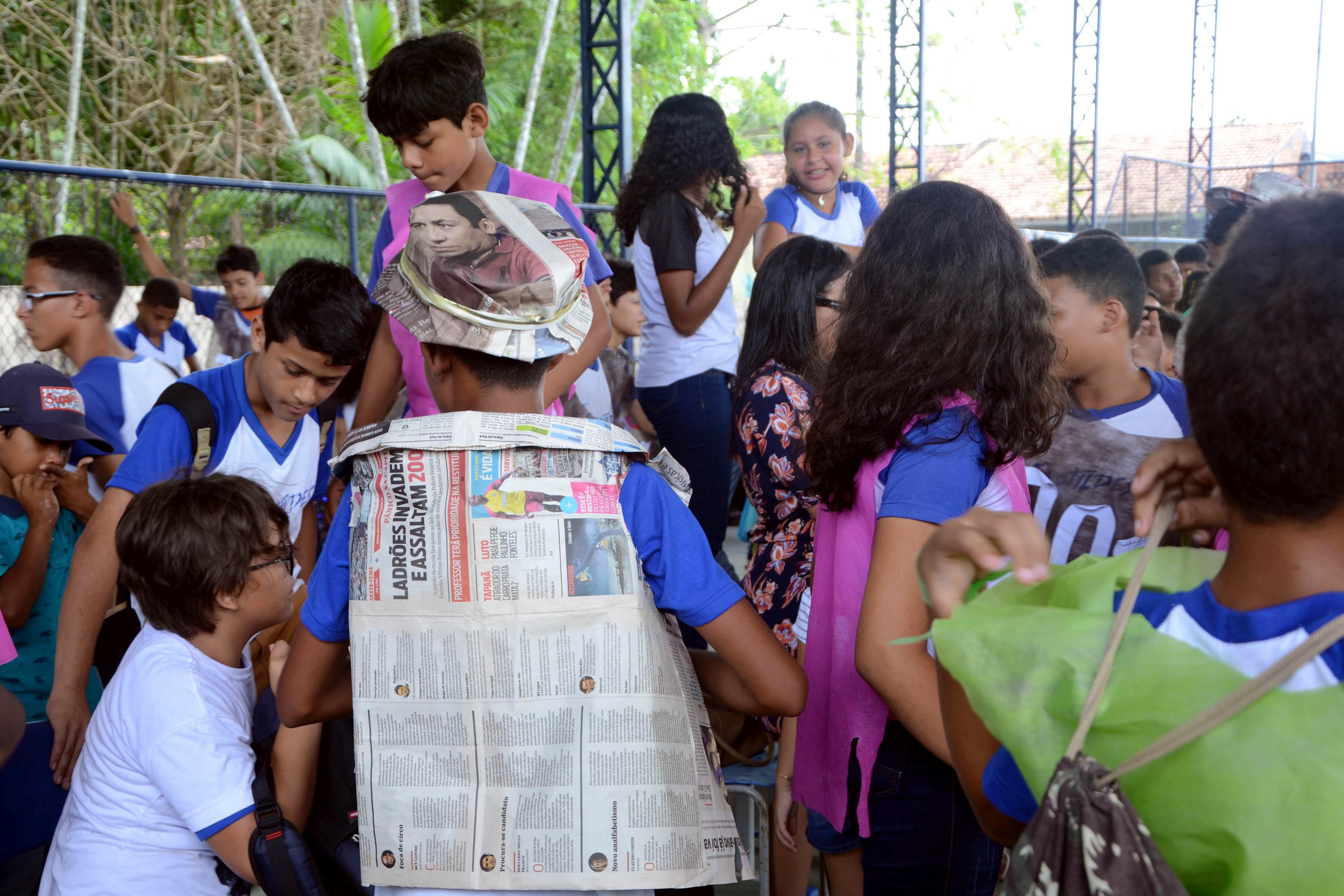 Escola Erotildes Frota promove gincana ecológica em Ananindeua