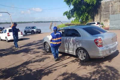 notícia: Arcon organiza fluxo de veículos na travessia para Barcarena