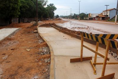 notícia: Sedop visita obras e retoma serviços paralisados em Mãe do Rio e Rondon do Pará