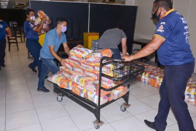 notícia: Igeprev-PA doa 17 toneladas de alimentos a instituições de caridade