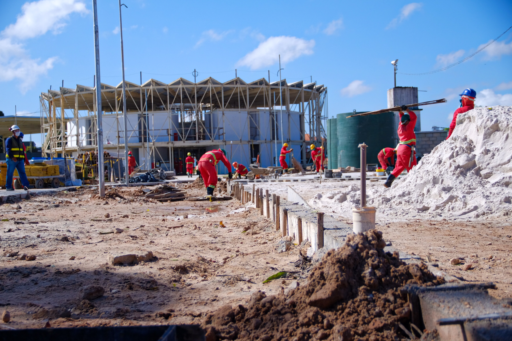 Obras Usina da paz BENGUI Agência Pará