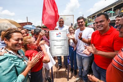notícia: Governo do Estado entrega PA- 407, a vicinal Açaí, no município de Igarapé-Miri
