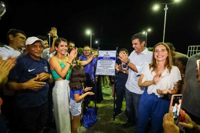 notícia: Estado entrega espaço de lazer reconstruído em Aurora do Pará