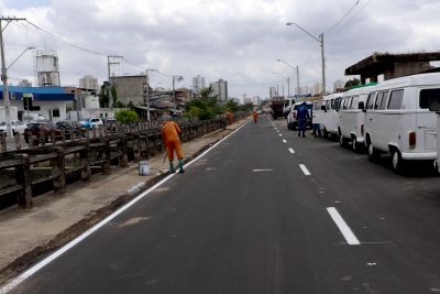 notícia: Governo asfalta vias e facilita acesso às Usinas da Terra Firme e Jurunas/Condor