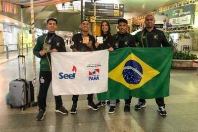 notícia: No Uruguai, paraenses medalham em competição de Muay Thai com apoio da Seel
