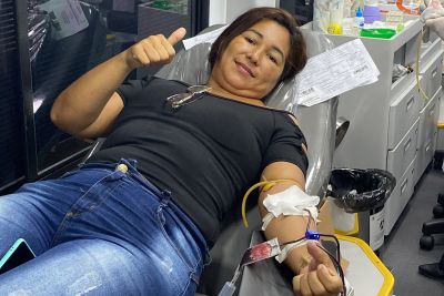 notícia: Em Belém, parceria entre Hemopa e Usina da Paz estimula moradores a doar sangue