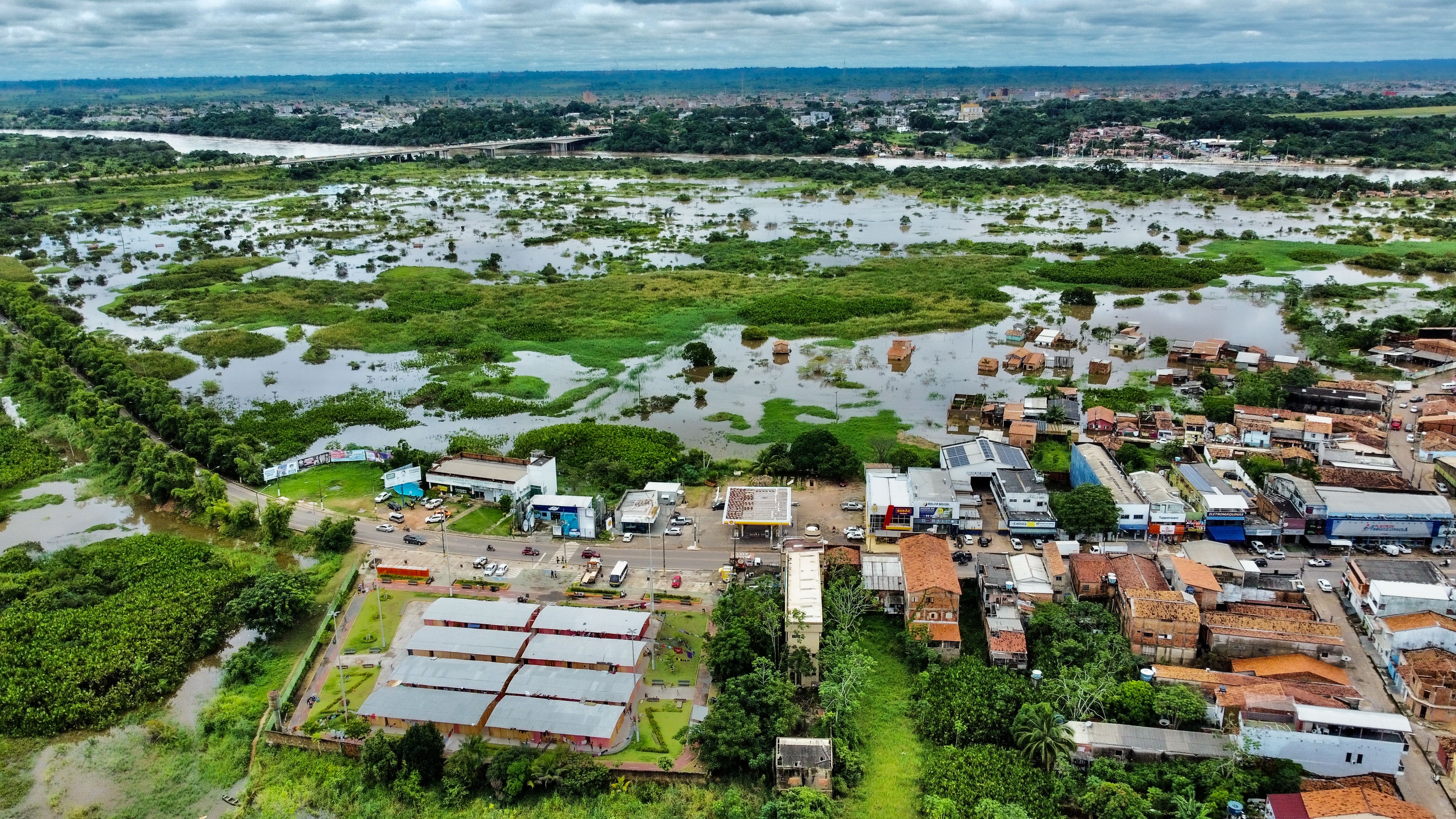 Marabá alagamentos imagens de drone fotos aéreas Agência Pará