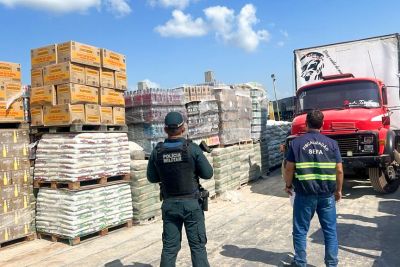 notícia: Sefa apreende mais de R$1,3 milhões em mercadorias no município de Santarém  