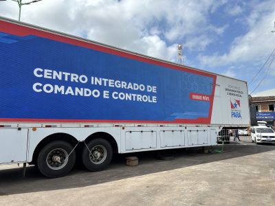 notícia: Em Bragança, Segup instala Centro Integrado de Comando Móvel na orla da cidade