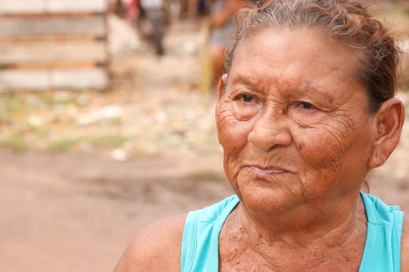 Dona Maria, moradora do Tapanã