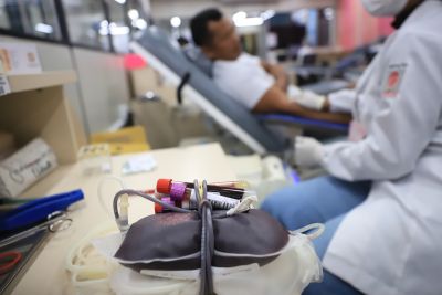 notícia: Fundação Hemopa registra aumento de 15% nas doações de sangue no mês de abril