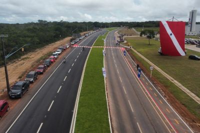 notícia: Governo do Estado entrega a duplicação da PA-453, a Avenida Fernando Guilhon, em Santarém