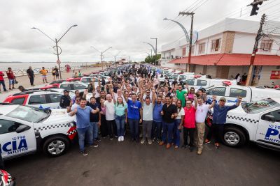 notícia: Município de Santarém ganha mais de 80 viaturas novas para reforço da Segurança Pública