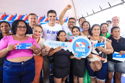 notícia: Mais de 900 famílias de Concórdia do Pará e Acará recebem recursos do 'Sua Casa'