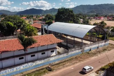 notícia: Governo do Pará acompanha andamento das obras de reconstrução de unidade escolar, em Redenção