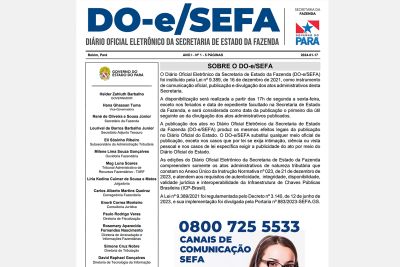 notícia: Secretaria da Fazenda lança Diário Oficial eletrônico 
