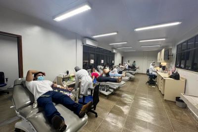 notícia: Campanha de doação realizada pelo Hemopa beneficiará cerca de mil pacientes da rede pública e privada do Estado