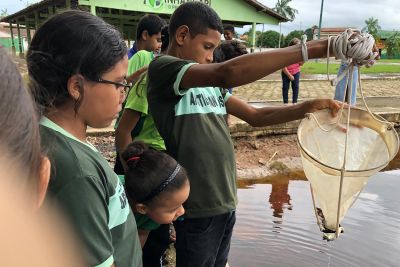notícia: Emater leva para estudantes ação de conscientização sobre a preservação da água 