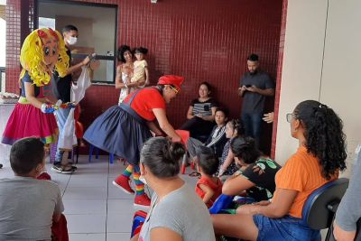 notícia: Hospital Abelardo Santos inicia programação de Páscoa e encanta crianças internadas    
