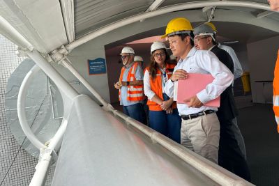 notícia: Representantes da Jica visitam obras na BR-316 e Centro de Controle operacional do BRT Metropolitano
