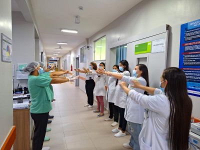 notícia: 'Abril Verde': Hospital Regional Santa Rosa realiza ações de Saúde aos trabalhadores da unidade