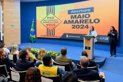 notícia: Ações positivas do Detran são destaque na abertura nacional da campanha Maio Amarelo, em Brasília