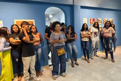 notícia: Exposição Ver-a-Cidade recebe alunos da Escola Estadual Gaspar Viana em Marabá 