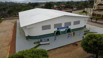 galeria: Ginásio poliesportivo de Brasil Novo 