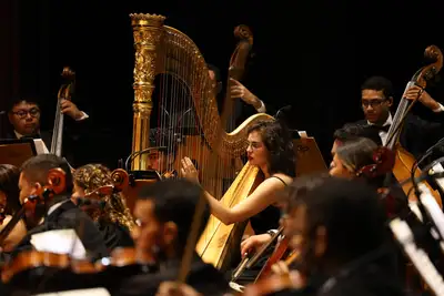 notícia: Fundação Carlos Gomes abre inscrições para 20 bolsistas da Orquestra do 38° Festival Internacional de Música do Pará