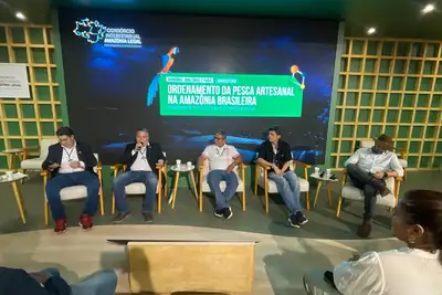 notícia: Ordenamento da pesca artesanal na Amazônia é apresentado pela Sedap na programação da COP 30