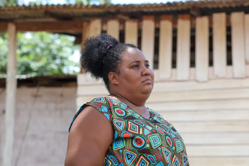 Edinalva - Líder comunitária do Quilombo do Abacatal
