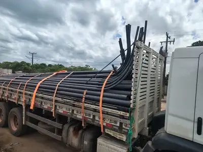 notícia: Fiscais da Sefa apreendem toneladas de tubos, bobinas e polialumínio