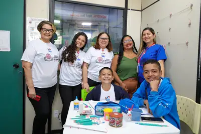 notícia: Escola Hospitalar garante continuidade dos estudos de pacientes em tratamento no Hemopa 