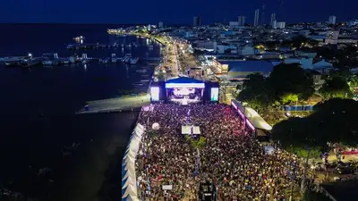 notícia: Atrações do 'Vem Louvar Pará' reúnem mais de 70 mil pessoas em Santarém