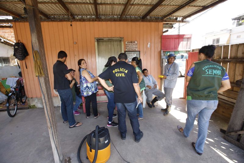 notícia: Operação integrada fiscaliza lava-jatos em Belém