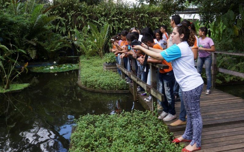 notícia: Projeto Turismo na Escola retoma atividades no Mangal das Garças