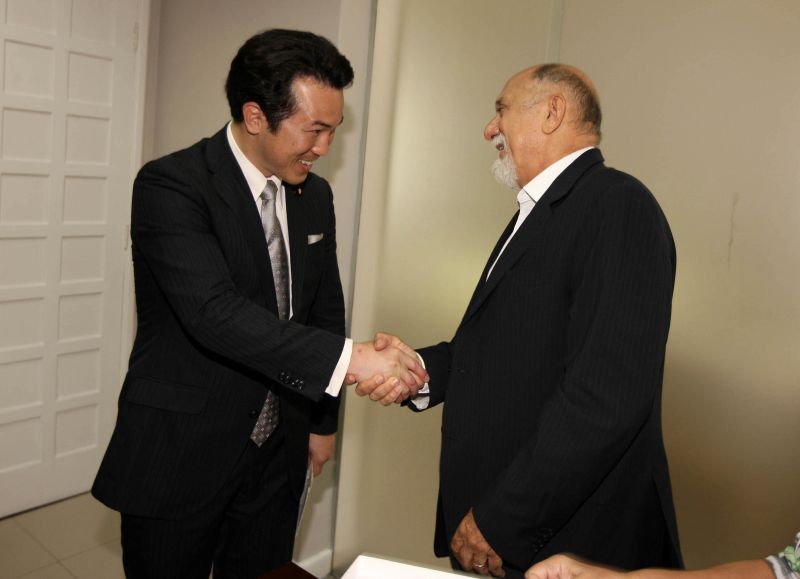 notícia: Jatene recebe a visita do vice-ministro dos Negócios do Japão