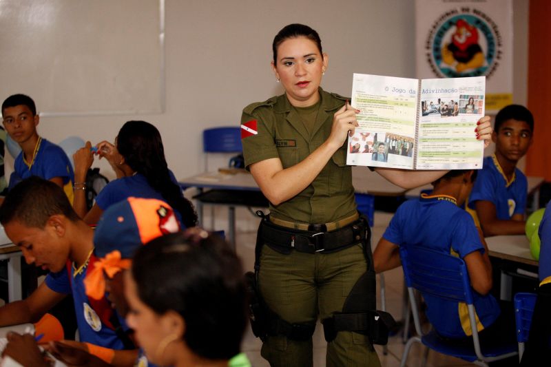 notícia: Companhia de Policiamento Escolar inicia palestras nas escolas