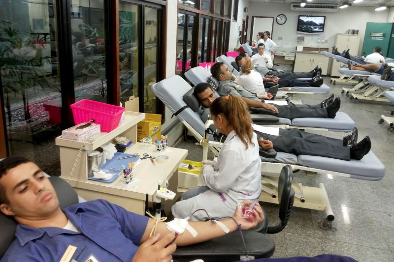 notícia: Parceria com a Marinha do Brasil e a sociedade eleva doações de sangue