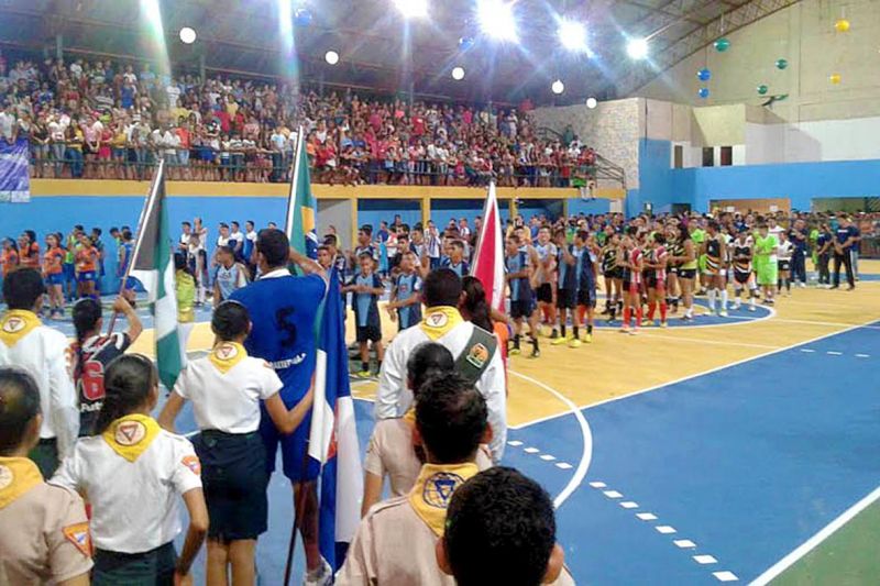 notícia: Moju recebe mais de mil alunos atletas para os Jogos Estudantis 