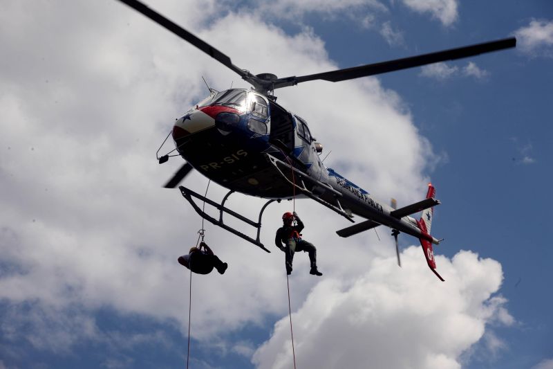 notícia: Treinamento amplia conhecimentos sobre resgate aeromédico no Pará