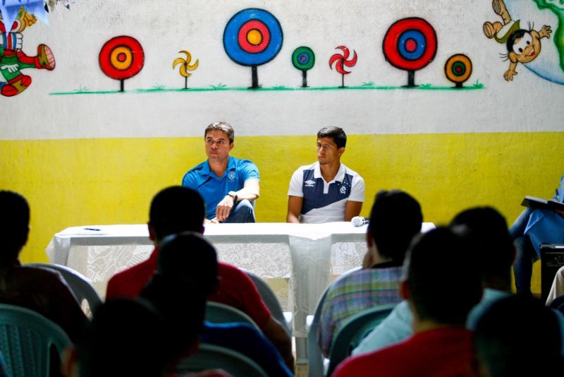 notícia: Detentos do CRPPII participam de palestra sobre a importância do esporte