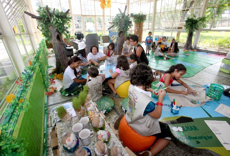 notícia: Mangal das Garças inicia nova turma da colônia de férias