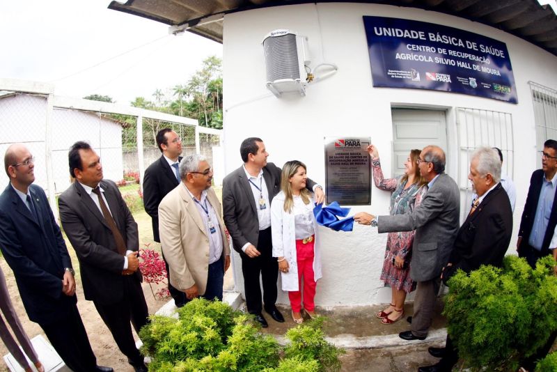 notícia: Susipe inaugura unidade básica de<br />saúde em casa penal de Santarém