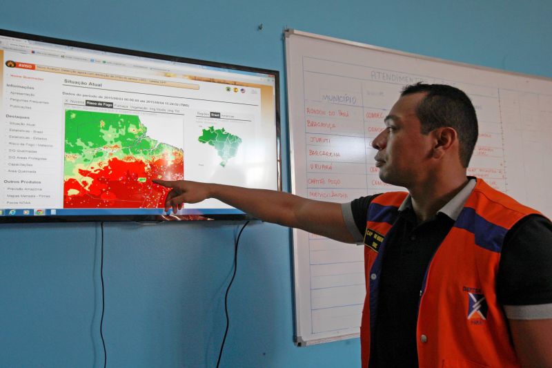 notícia: Pará usa alta tecnologia contra queimadas