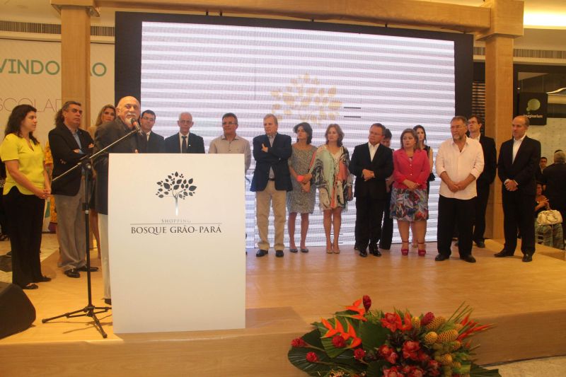 notícia: Inauguração do Shopping Bosque Grão Pará reúne autoridades e empresariado