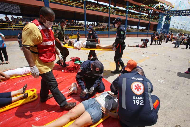 notícia: Sespa faz na Pedreira treinamento simulado com equipes de resgate